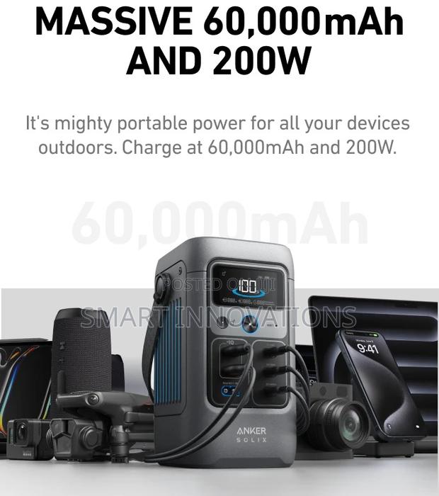 Anker Solix C200 Dc Portable Power Station - 192wh | 200w · Photo 5
