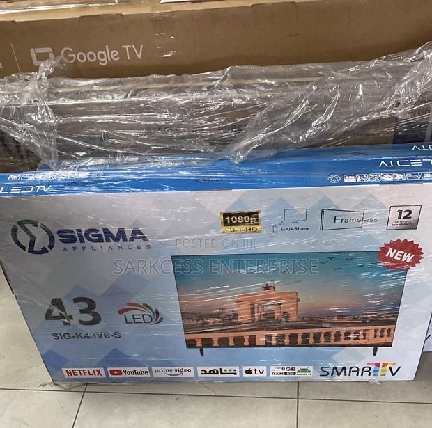 Sigma Sig-k43v6 Fhd Digital Frameless Satellite Tv -43 · Photo 2