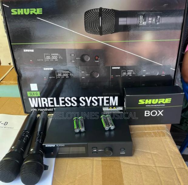 Shure Slxd24 Dual Professional Wireless Microphone · Photo 1