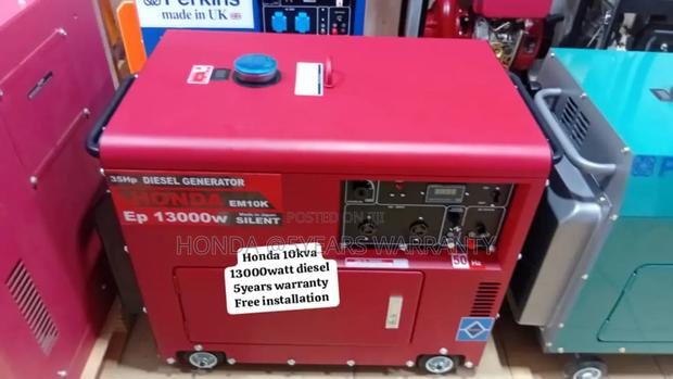 Red Honda 10kva 13000watt Diesel Generator Silent 10kva · Photo 1