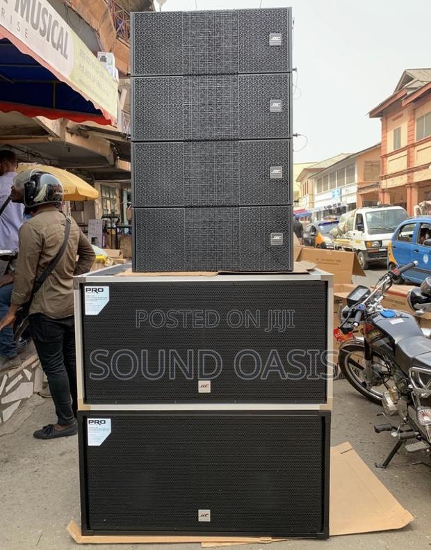 4 Pieces of Jac 12" Line Arrays and Two Double Sub Speaker · Photo 1