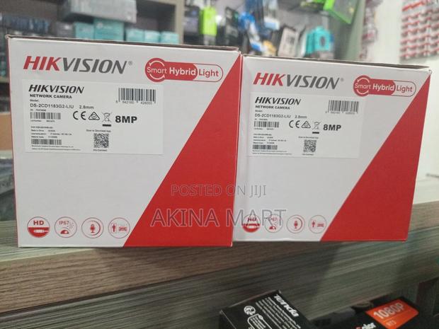 Hikvision 8mp Ip Dome Smart Hybrid · Photo 1