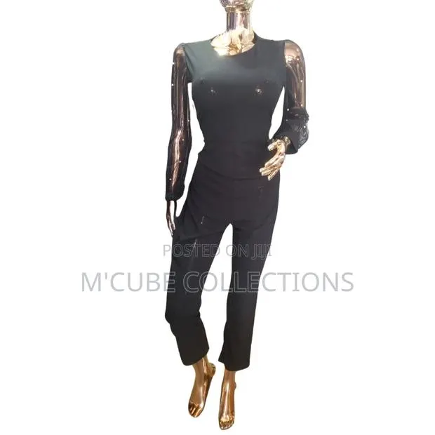 Elegant Black Long Sleeve Jumpsuit · Photo 1