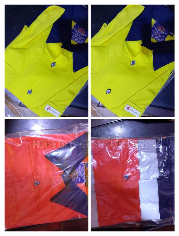 Mining Cotton Shirt - Yellow & Orange. · Photo 2