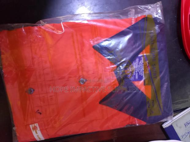 Mining Cotton Shirt - Yellow & Orange. · Photo 3