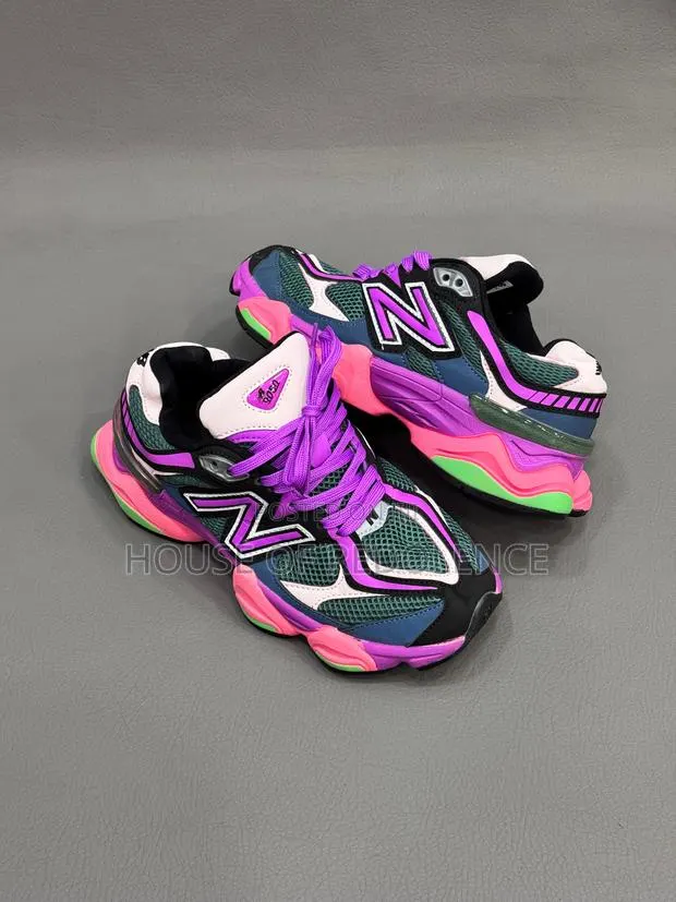 New Balance 9060 Neon Nights Sneakers · Photo 1