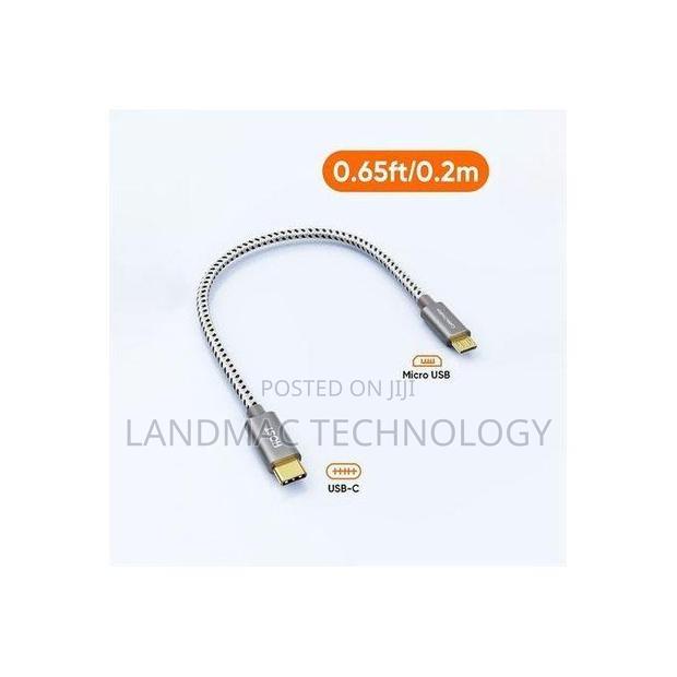 Micro Usb to Usb-C Adapter – 20cm Otg Converter Cable · Photo 5