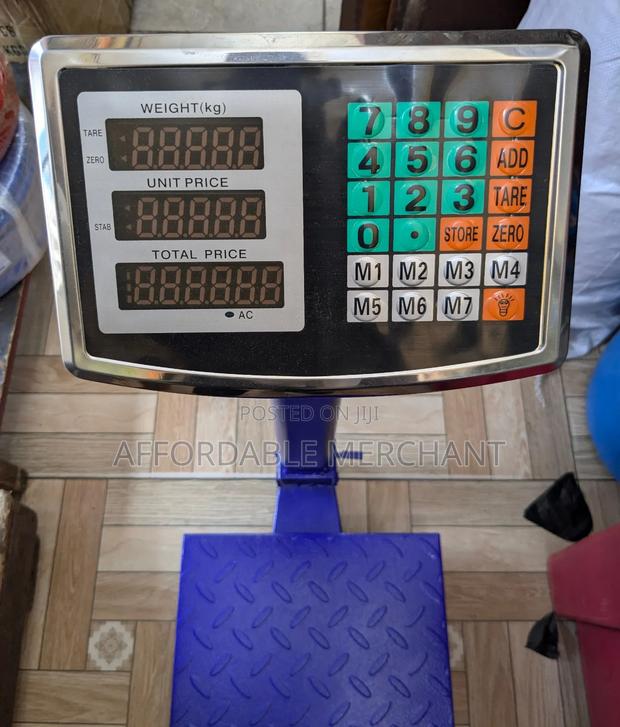 Heavy Duty Steel 100kg LCD Digital Platform Scale · Photo 1