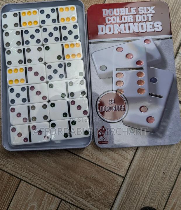 Double Six Colour Dots Dominoes (Domino Game) · Photo 1