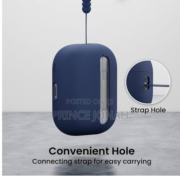 Ornarto Airpods Pro 2 Case Silicone Navy Blue · Photo 5