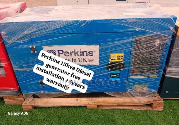 Power Up High Perkins Diesel Generator 15kva Silent · Photo 1