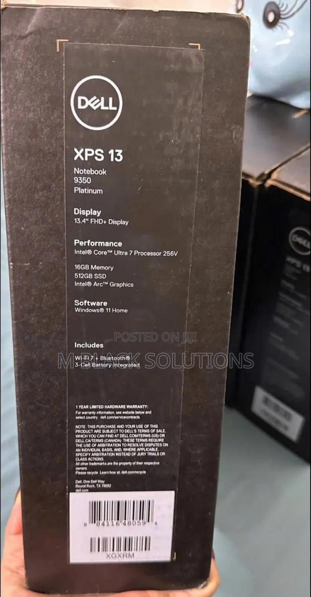 New Laptop Dell XPS 13 16GB Intel Core Ultra 7 SSD 512GB · Photo 2