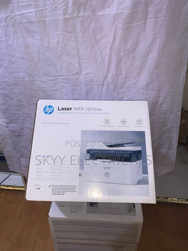 Hp Laserjet MFP 137fnw 3in1 Wireless Printer · Photo 2