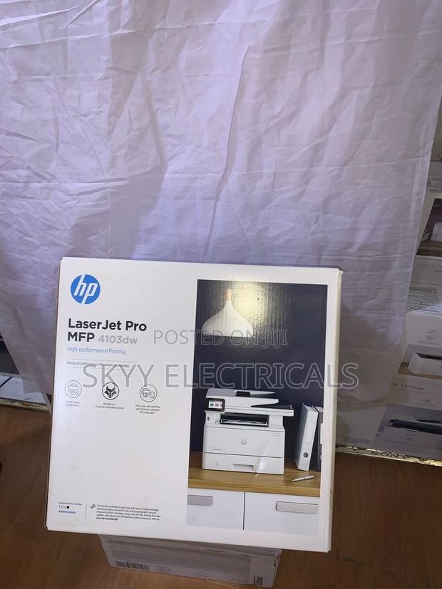 HP Laserjet Pro M4103dw Black White 3in1 Wireless Printer · Photo 2