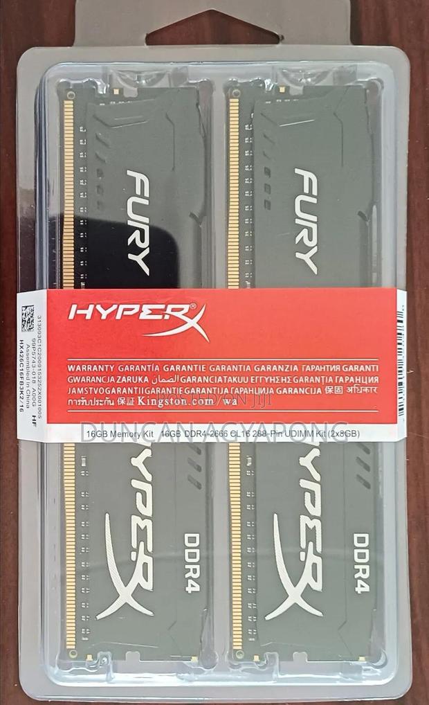 8gig-2666 Fury Hyperx Desktop Ram · Photo 1