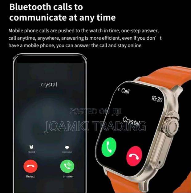 T 900/800 Ultra 2 Smart Watch, Bt Call Andr/Ios · Photo 3