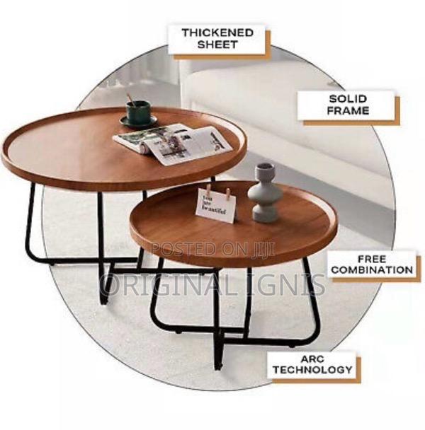 Center Table(Wooden Tabletop With Metal Frame) · Photo 1