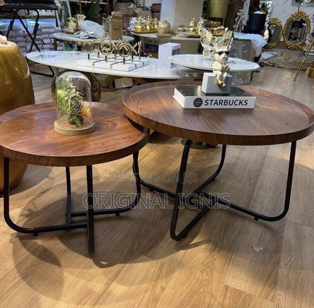 Center Table(Wooden Tabletop With Metal Frame) · Photo 2