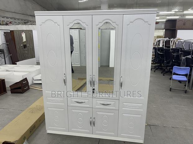 4 In1 Wooden Wardrobe With Mirror Available · Photo 1