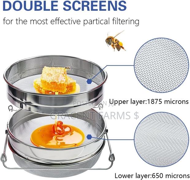 Stainless Steel Double Sieve Honey Filter · Photo 5