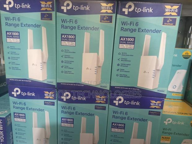 Tp-Link Re605x Ax1800 Wi-Fi 6 Range Extender High Speed · Photo 1