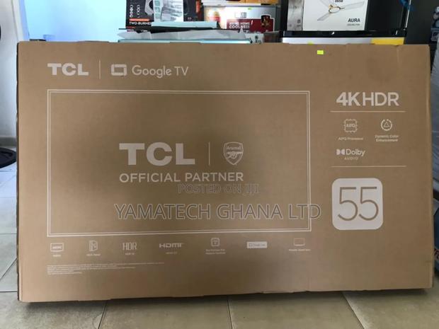 TCL 55" Smart Google Tv With Voice Control Remote Wifi, Bluetooth · Photo 1
