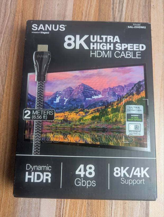 Ultra High Speed Certified Hdmi 2.1 Cable 2m or 6.56ft · Photo 1