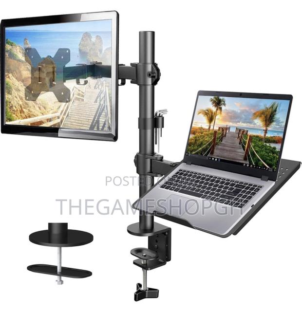 Single Monitor and Laptop Mount. · Photo 1