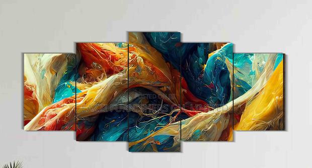 3d Wall Art Print Abstract Oil Canvas Frame · Photo 2