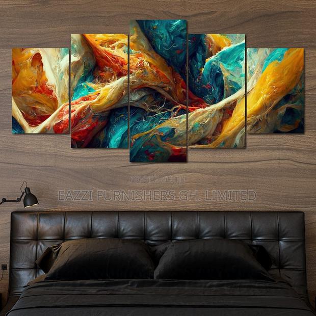 3d Wall Art Print Abstract Oil Canvas Frame · Photo 1