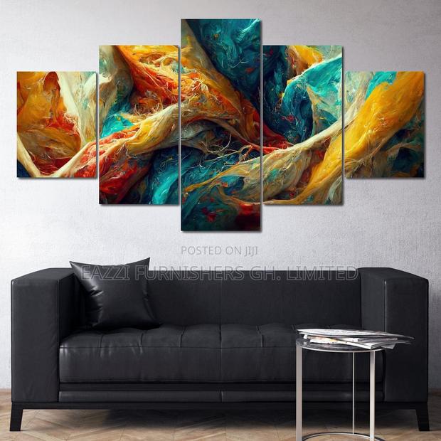 3d Wall Art Print Abstract Oil Canvas Frame · Photo 3