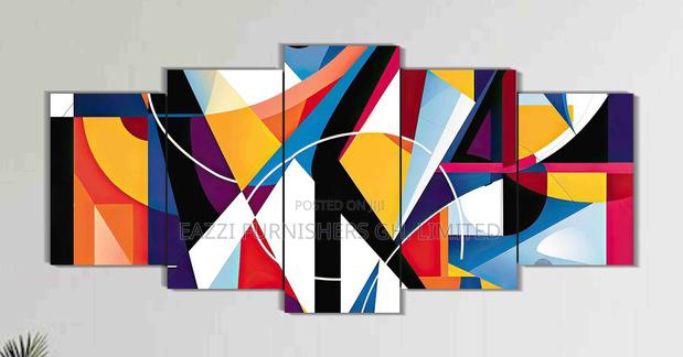 Abstracts Wall Arts 5 Panels 3d Canvas Photo Frames · Photo 1