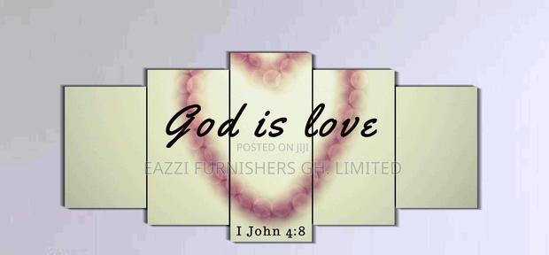 3d Wall Arts God Is Love Frame Canvas Panels · Photo 1