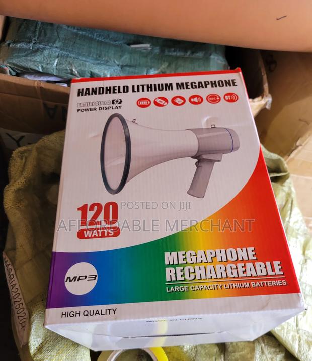 Professional Megaphone 120w Rechargeable · Photo 1