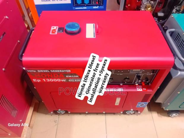 Power Flow Honda Diesel Generator 10kva Silent · Photo 1
