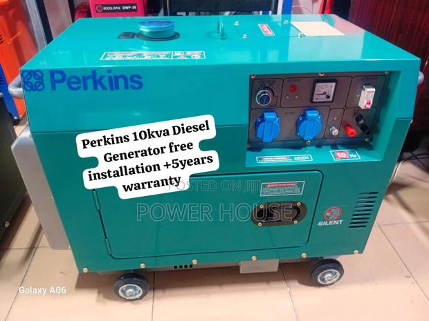 Power Output Perkins Diesel Generator 10kva Silent · Photo 1