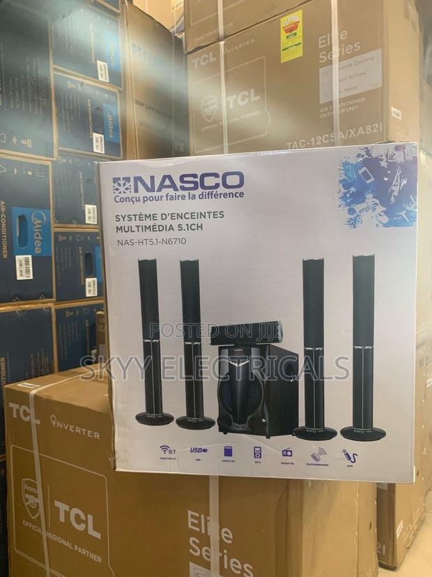 Nasco Nas-Ht5.1-N6710 95watts Tall Poles Home Theater System · Photo 1