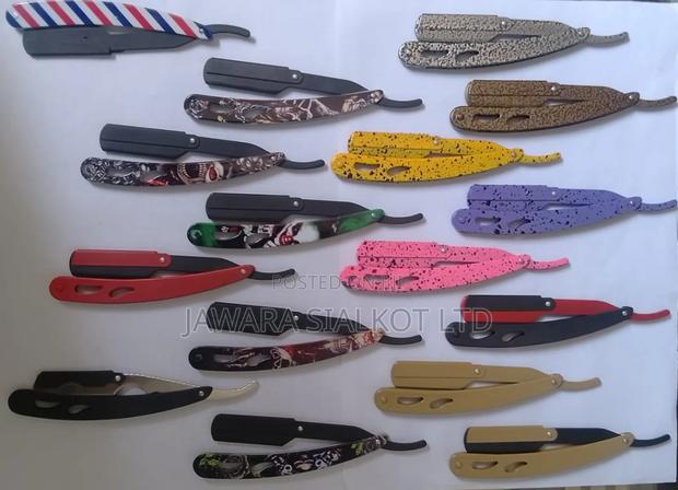 New Stylish Handle Straight Shaving Razor Stainless Steel · Photo 1