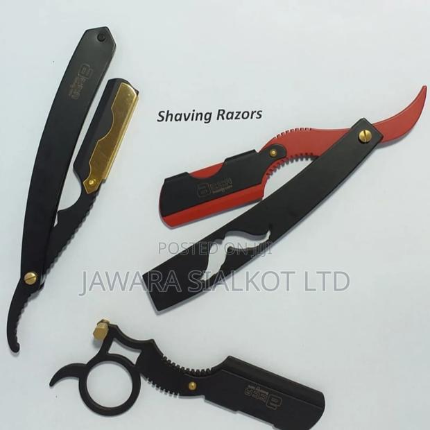 New Stylish Handle Straight Shaving Razor Stainless Steel · Photo 2