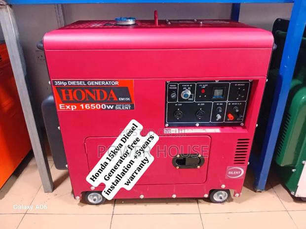 Unmatched Power Honda Diesel Generator 15kva Silent · Photo 1