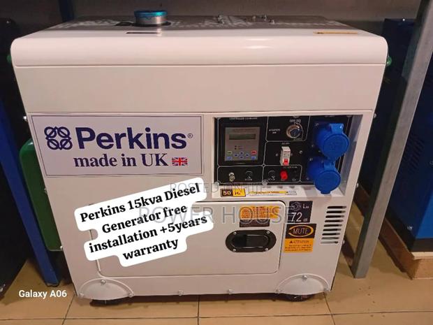 Glitchy Power Perkins Diesel Generator 15kva Silent · Photo 1