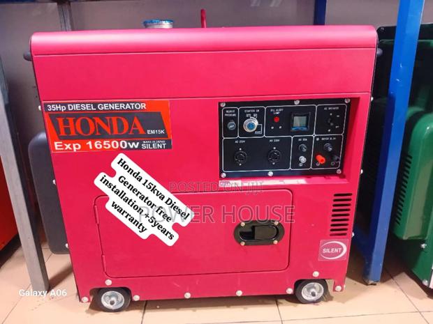 Peculiar Power Honda Diesel Generator 15kva Silent · Photo 1