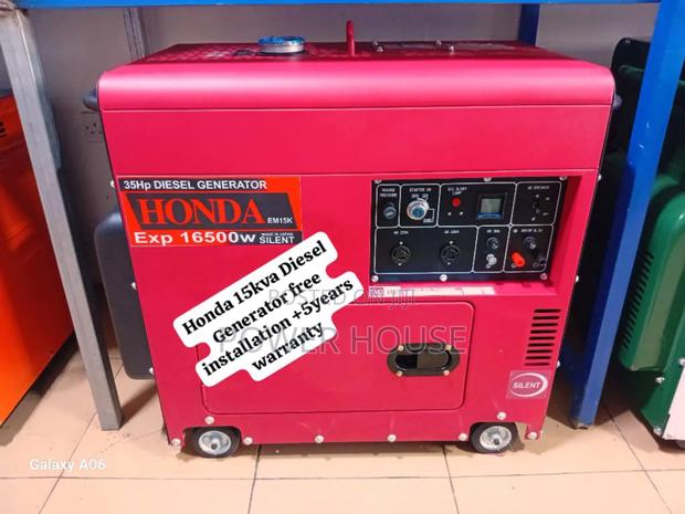 Jittery Power Honda Diesel Generator 15kva Silent · Photo 1