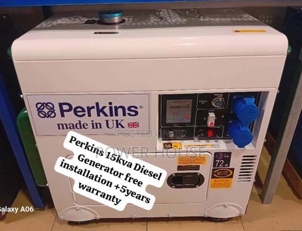 Power Blaze Perkins Diesel Generator 15kva Silent · Photo 1