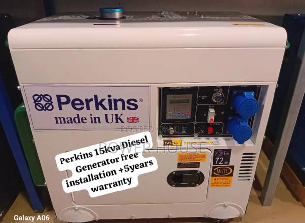 Power Dynamo Perkins Diesel Generator 15kva Silent · Photo 1