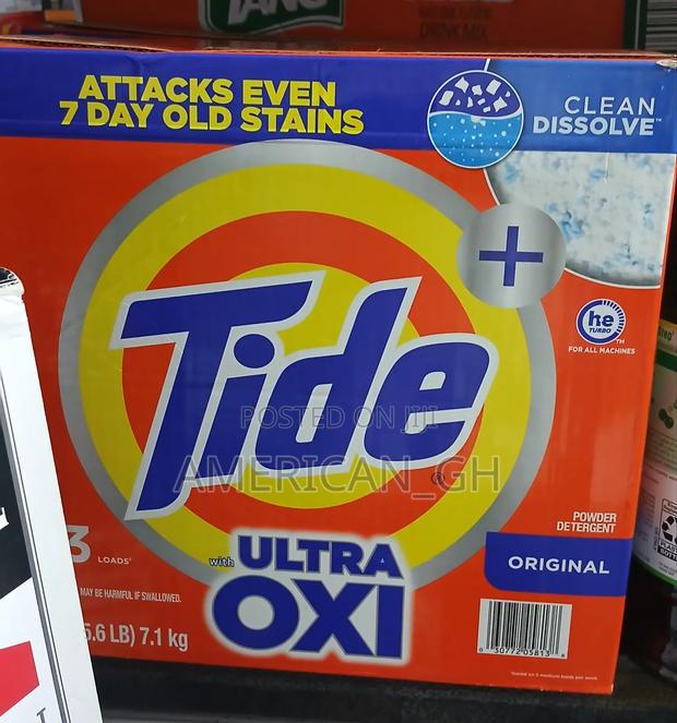Tide Ultra Oxi Powder Detergent, 143 Loads(7.1kg) · Photo 1
