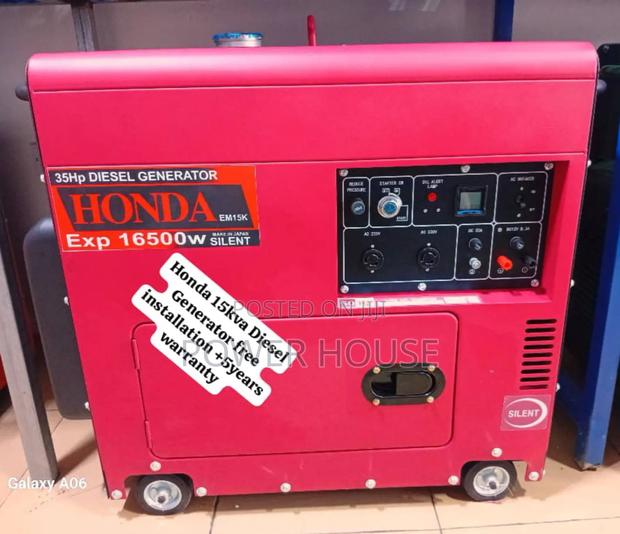 Energy Lord Pro Honda Diesel Generator 15kva Silent · Photo 1