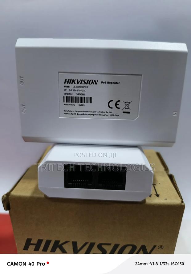 Hikvision Ds-3e0503dp-E/R
Gigabit Poe Repeater · Photo 3