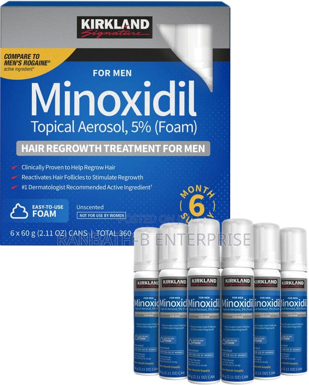 Minoxidil Foam for Beard and Baldness · Photo 1