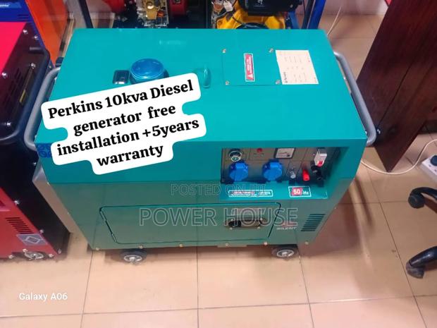 Cyber Power Perkins Diesel Generator 10kva Silent · Photo 1